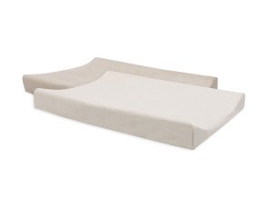 Poťah na prebaľovaciu podložku 50x70cm 2 ks froté Oatmeal/Sand