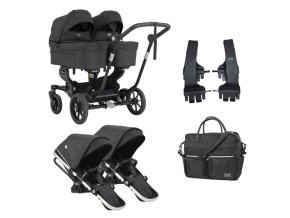 Emmaljunga set NXT Twin 2022 black/lounge (Varianta black)
