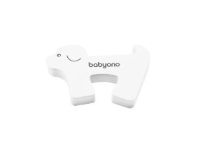 BABYONO Zábrana dverí biely (Varianta  pes)