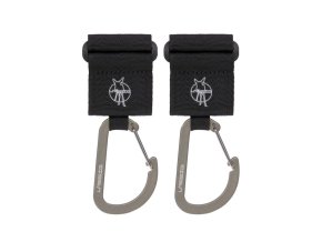 LÄSSIG FAMILY LÄSSIG Casual Stroller Hooks with Carabiner (Varianta black)