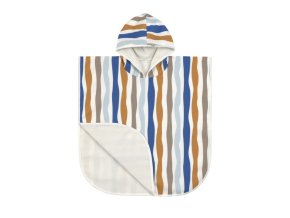 LÄSSIG SPLASH LÄSSIG Beach Poncho (Varianta 2024 waves blue/nature)