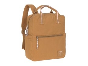 LÄSSIG FAMILY LÄSSIG Green Label Little One & Me Square Backpack Big Gots 2025 (Varianta caramel)