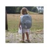 Childhome Detský batoh Kids School Backpack Grey Off White