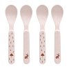 LÄSSIG BABIES LÄSSIG Spoon Set PP/Cellulose (Varianta Happy Rascals 2025 heart lavender)