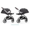 ZOPA Set kočík Quest+ korba+ adaptéry, Vulcan Black/Silver
