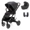 ZOPA Set kočík Quest+ korba+ adaptéry, Vulcan Black/Black