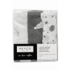 Meyco Plena-žínka Feathers-clouds-dots grey/white