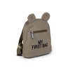 Childhome Detský batoh My First Bag Canvas Khaki