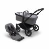 BUGABOO Donkey 5 PODVOZOK Black/Grey melange