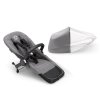 bugaboo donkey5 duo extension set grey melange syskonsittdel lilla violen jonkoping grande