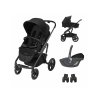 Maxi-Cosi Lila XP+ kočík 2v1 Essential Black