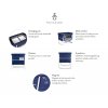 Babyhome AIR postieľka, Navy / White (Sailor)