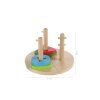 ZOPA Drevené Montessori puzzle, Wood