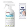 CHICCO Obrúsky vlhčené na cumlík 16 ks + AQUAINT 500 ml