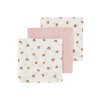 Meyco Mušelínová plena-žínka 3-balení - Mini panther soft pink