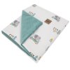 EKO Deka bavlnená obojstranná podšitá velvet (Varianta  Beige Meadow 100x80cm)