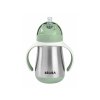 Hrnček termoizolačný so slamkou nerez 250ml Sage Green