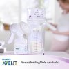 Philips AVENT Odsávačka mat.ml. manuálna s VIA systémom + Sáčky na materské mlieko 180 ml 25 ks