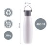 ZOPA Termoska na tekutiny s držákem 480 ml, Mountains