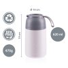 ZOPA Termoska na jídlo se silikonovým držákem 620 ml, Flowers