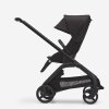 Bugaboo Seat Stroller black chassis midnight black fabrics midnight black sun canopy x PV006845 03