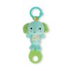 BRIGHT STARTS Hračka s melódiou na C krúžku Tug Tunes™ slon (Varianta  0m+)
