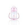 Hrnček so silikónovou slamkou 300ml 12m+ Pink