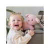 Psík Snuffie Fluffy Pink 25 cm
