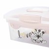 KEEEPER Cestovní box s přihrádkou na hračky, léky, kosmetiku "Minnie", Severská růžová