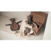 Plienky zavinovacie 2ks 115x115cm Animals Nougat