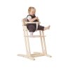 Baby Dan Drevená jedálenská stolička Babydan Danchair White Wash