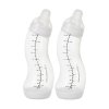 17288 sada dvoch bielych dojcenskych s flasiek difrax antikolik 250ml