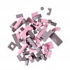 Baby Dan Soft Blocks mäkké hracie kocky, ružová/ľavanduľová