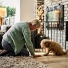 DogSpace Max L priestorová zábrana, kovová, čierna