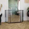 DogSpace Max M priestorová zábrana, kovová, čierna
