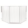 DogSpace Rocky L extra vysoká (105cm) priestorová zábrana, biela