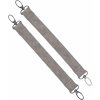 Little Company Prebaľovacia taška Monaco Braided Taupe prepletaná Sivohnedá