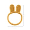 ZOPA Silikónové hryzátko Rabbit, Mustard Yellow