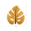 ZOPA Silikónové hryzátko Leaf, Mustard Yellow