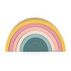 PETITE&MARS Hračka silikónová skladacia Rainbow