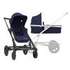 BRITAX SET Kočík Seed Papilio Black, Cognac/Dark Navy