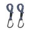 LÄSSIG FAMILY LÄSSIG Casual Stroller Hooks Cord 2024 (Varianta black/blue/vanilla)