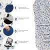 ZOPA Podložka do kočíka z pamäťovej peny Comfort, Sailor Blue