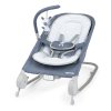 INGENUITY Lehátko masážne vibrujúce s melódiou Happy Belly™ Rock-to-Bounce (Varianta  – Chambray 0m+ do 9kg)