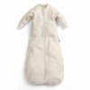 ERGOPOUCH Vak na spanie s rukávmi organická bavlna Jersey Oatmeal Marle (Varianta  3-12 m, 6-10 kg, 1 tog)