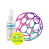 OBALL Hračka Oball™ Classic 10 cm (Varianta  mix farieb 0m+AQUAINT 100% ekologická čistiaca voda 50 ml)