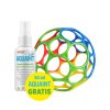 OBALL Hračka Oball™ Classic 10 cm (Varianta  mix farieb 0m+AQUAINT 100% ekologická čistiaca voda 50 ml)