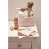 Meyco Mušelínová plena-žínka 3-balení - Offwhite/soft pink/toffee