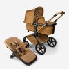 Bugaboo Fox 5 bassinet seat stroller amber glow chassis amber glow fabrics amber glow sun canopy x PV007350 01