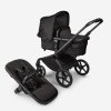 Bugaboo Fox 5 bassinet seat stroller black moonlight chassis black moonlight fabrics black moonlight sun canopy x PV007361 01